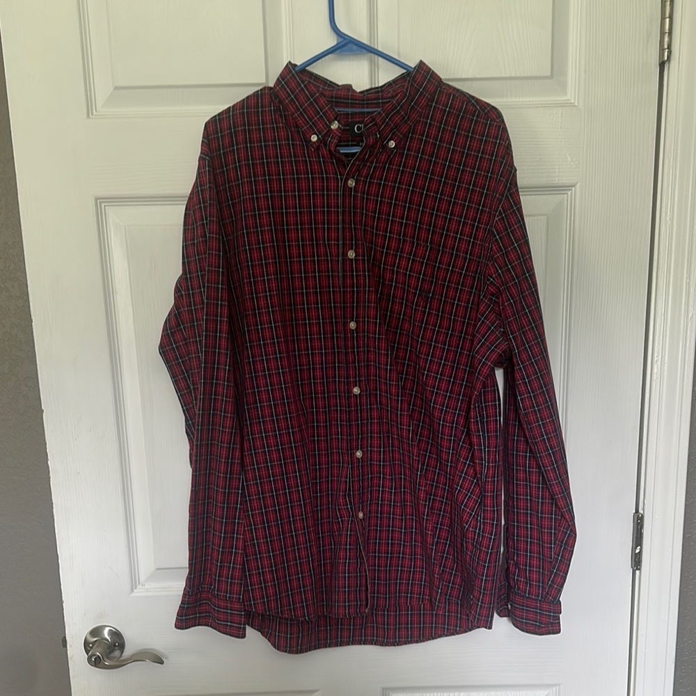 Chaps Plaid Button Down Shirt